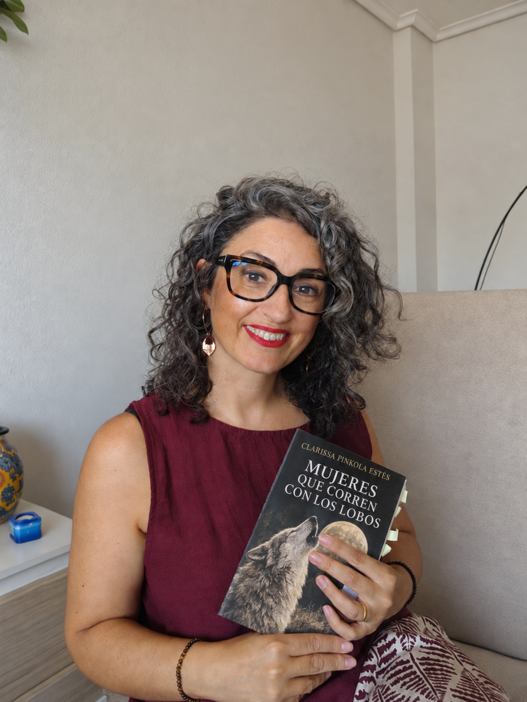 Judith Mellado, creadora de El clan de la loba lectora